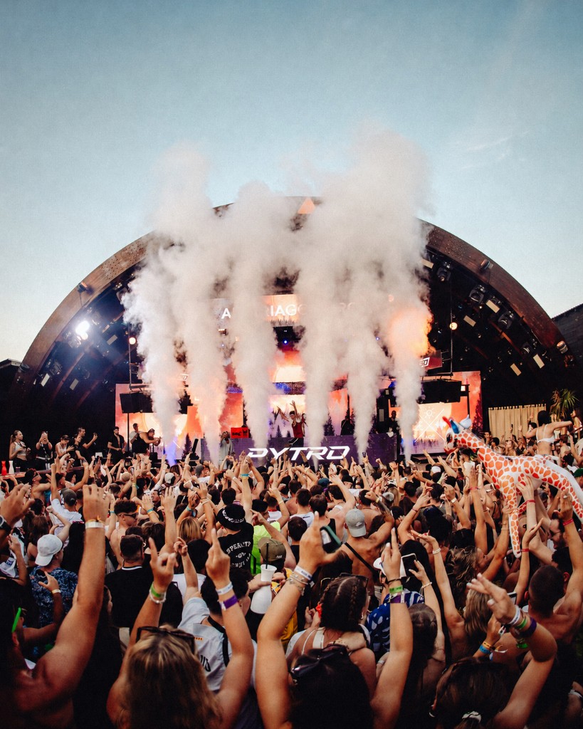 Pytro performing at a festival in Croatia